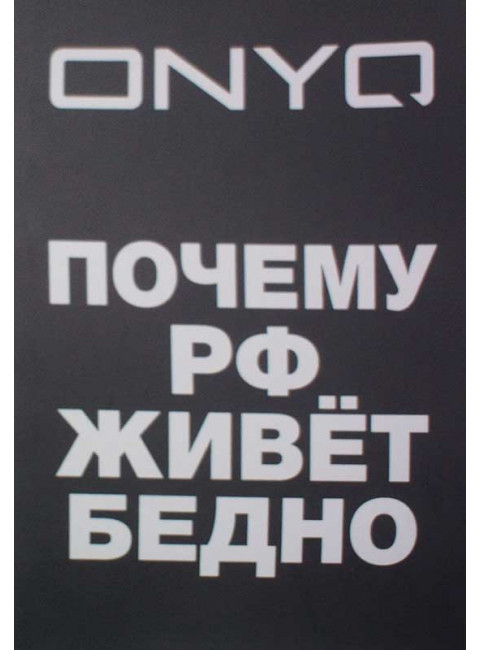 ONYQ - Почему РФ живет бедно. Игорь Стечкин