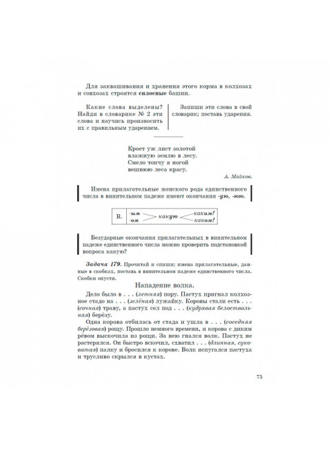 Учебник русского языка для начальной школы четвертый класс. 1949 год. Костин Н.А.