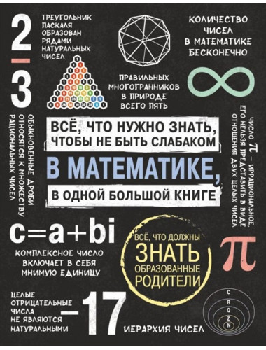 Все что нужно знать, чтобы не быть слабаком в математике в одной большой книге.