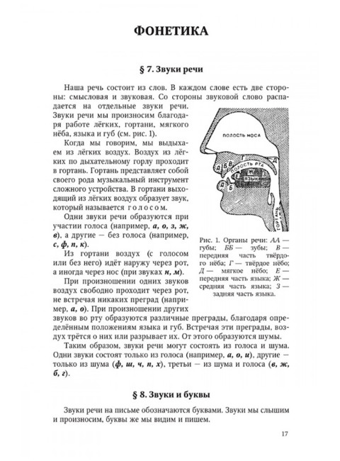 Грамматика русского языка. Часть I. Фонетика и морфология. Для 5-6 классов.1953 год. Под ред. ак. Щербы Л.В.