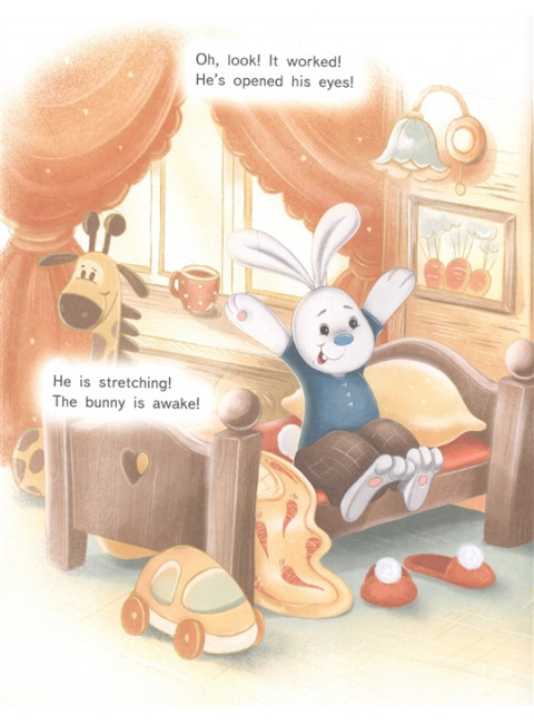 Wake up, Bunny! Зайка, вставай! Аудиосказка - внутри под QR-кодом! Полезные сказки на английском. 3-6 лет. Горбовская  Ю. А., Сушинцева Н. А.