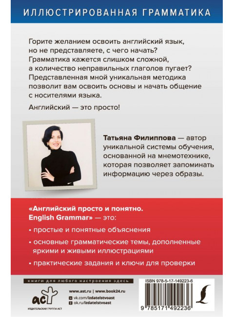 Английский просто и понятно. English Grammar. Филиппова Т.В.
