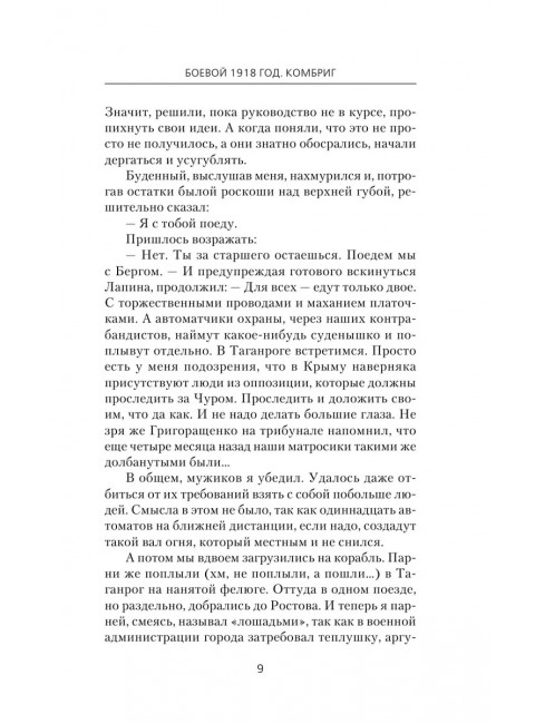 Боевой 1918 год. Комбриг. Конюшевский В.Н.