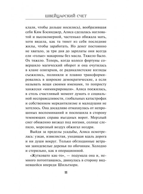 Швейцарский счет. Саулите Е.