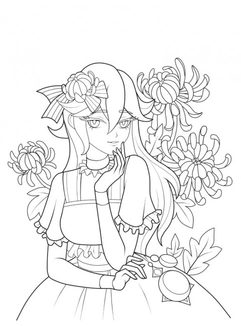 Anime Art. Anime-girls в стиле Genshin Impact. Книга для творчества по мотивам популярной игры. .