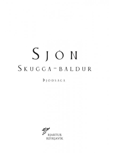 Скугга-Бальдур. Народное предание. Сьон.