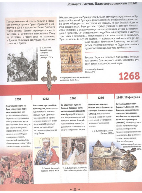 История России: иллюстрированный атлас. Иртенина Н.