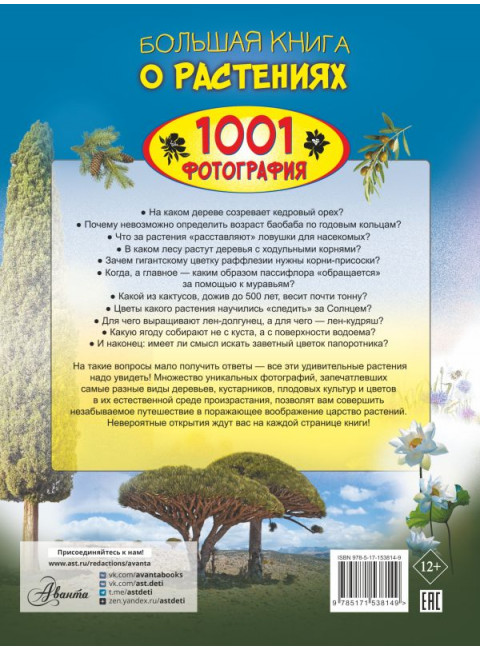 Большая книга о растениях. 1001 фотография. Медведев Д.Ю., Спектор А.А.