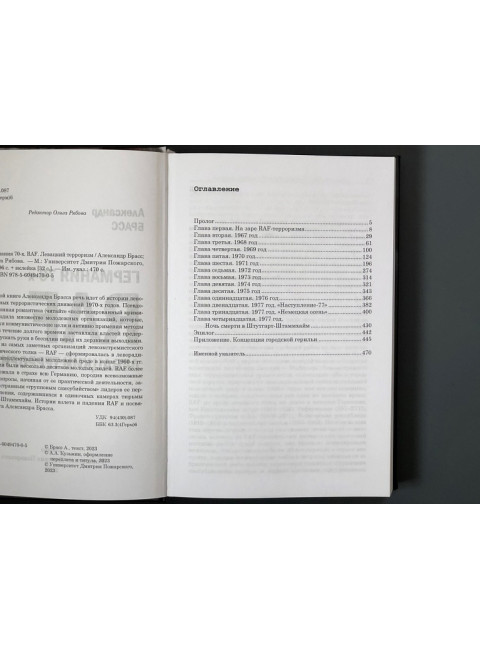 Германия 70-х. RAF. Левацкий терроризм. Брасс А.