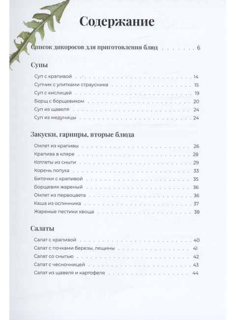 Блюда из дикорастущих растений. Букат О.