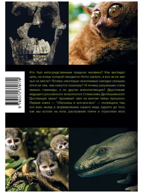 Достающее звено. Книга первая. Обезьяны и все-все-все. Дробышевский С.В.