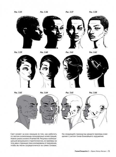 Framed Perspective 2: Технический рисунок теней, объема и персонажей. Матеу-Местре М.