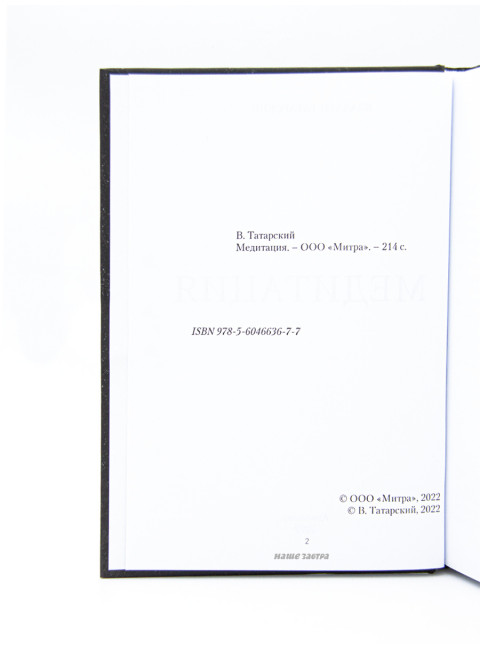 Медитация. Владлен Татарский