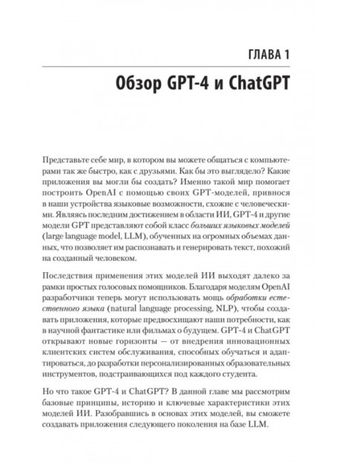 Разработка приложений на базе GPT-4 и ChatGPT. Келен О.