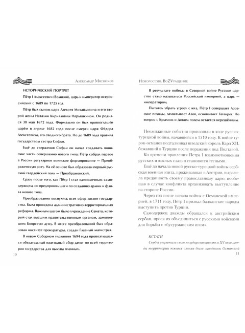 Новороссия. ВоZVращение. Краткая история от Екатерины II до Путина. Мясников А.Л.