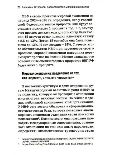 Долговая петля мировой экономики.Серия Финансовые хроники профессора Катасонова. выпуск 29. Катасонов В.Ю.