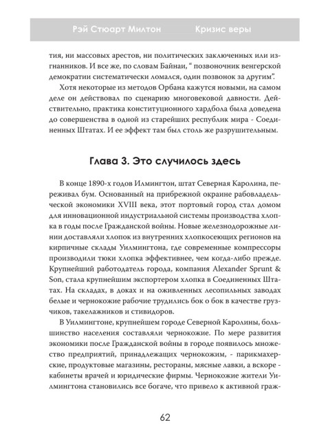 Кризис веры. Что не так с американской демократией? Рэй Стюарт Милтон