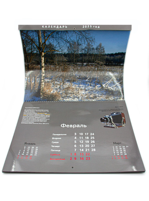 Авторский календарь на 2025 год. Савельев С.В.