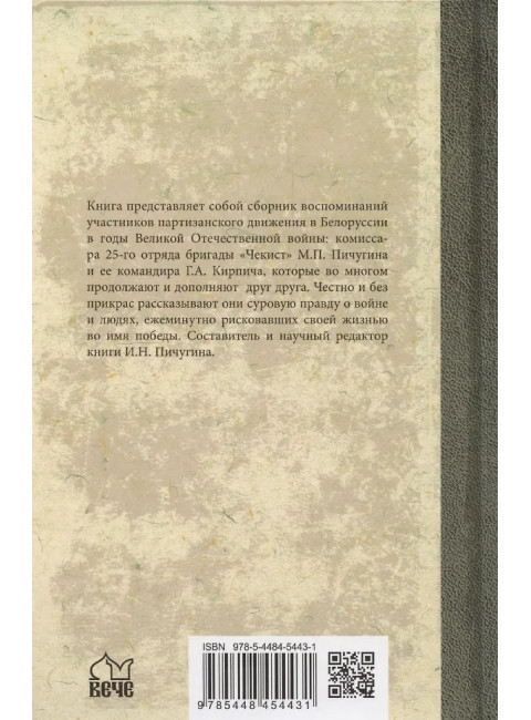 Комиссар и комбриг. Армейско-партизанские мемуары. Пичугин М.П.