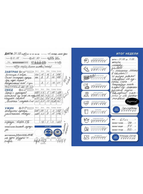Блокнот здорового человека (с набором стикеров). Павлова З., Носова О.