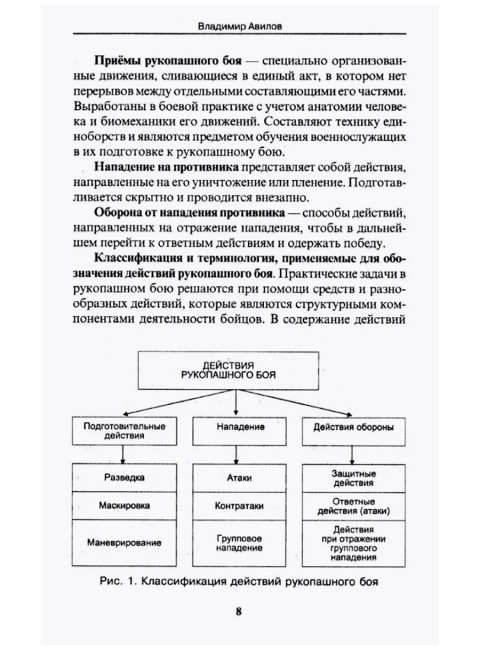 Ножевой бой спецназа ГРУ. Учебно-методическое пособие. Авилов В.И.
